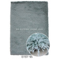 Polyester Elastic & 1200D Silk Shaggy Carpet / Rug Plain Färg